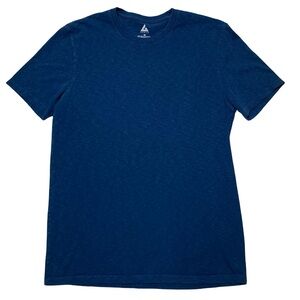 American Giant Premium Crew T Shirt Mens M Blue Short Sleeve Cotton USA